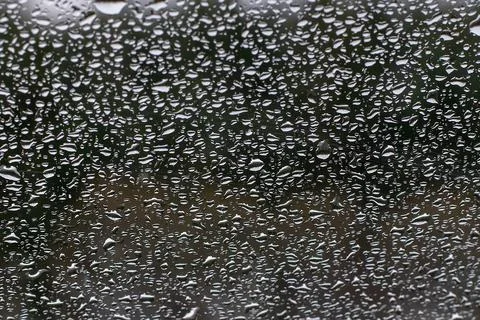 Raindrops on the glass Foto stock