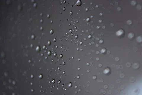 Raindrops on the glass Stock Photos