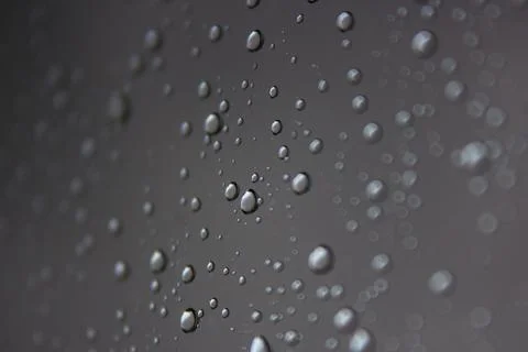 Raindrops on the glass Stock Photos