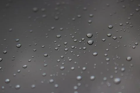 Raindrops on the glass Stock Photos