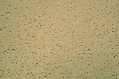 Raindrops on glass Stock Photos