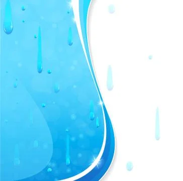 Raindrops Stock Illustration