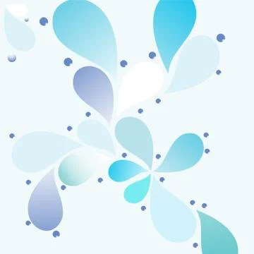 Raindrops Stock Illustration