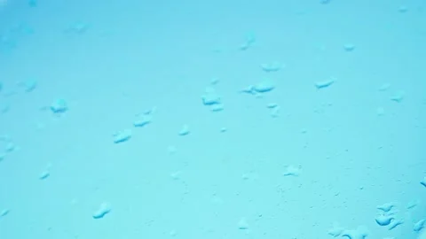 Raindrops on a metal surface. Stock Footage 197059803