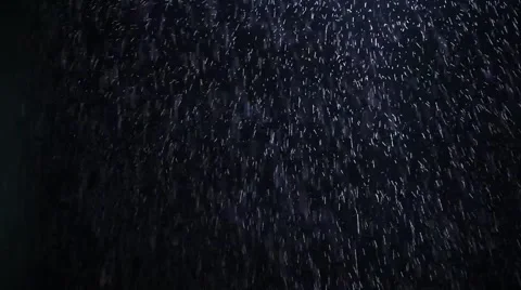 Raindrops in the night sky Stock Footage 45733283