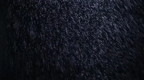 Raindrops in the night sky Stock Footage 45733314