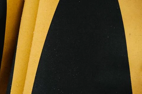 Raindrops pattern on heavy textile material with orange graphic Photos