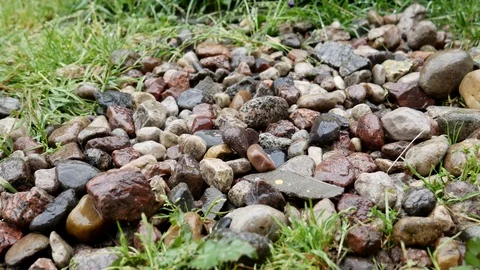 Raindrops on the rocks Stock Footage 91726520