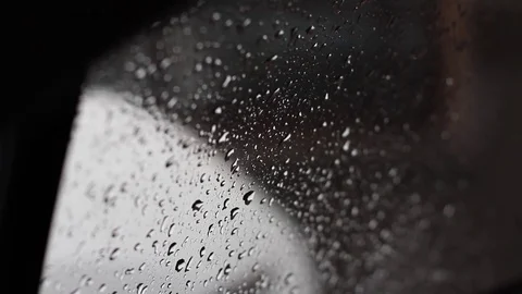 Raindrops Running Down The Glass 動画素材 71152040