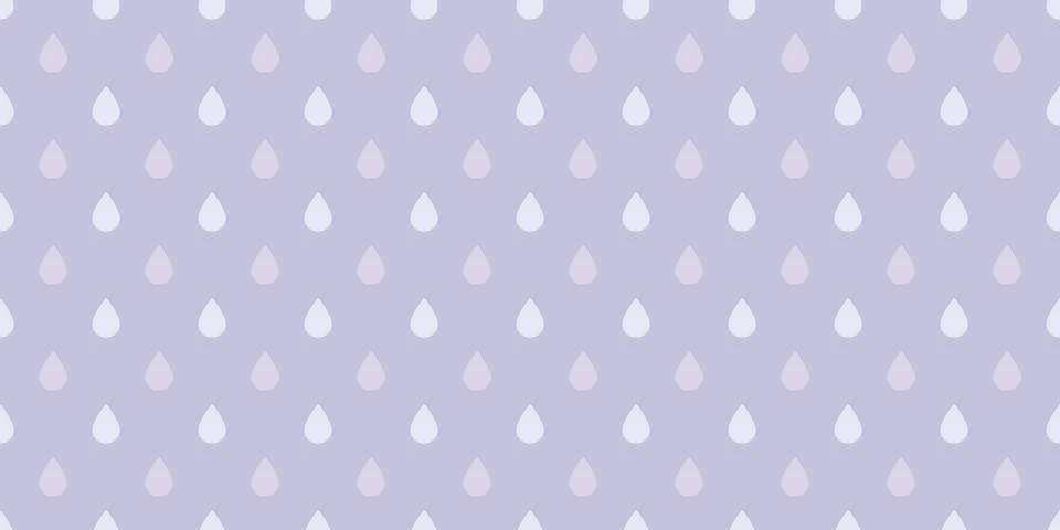 Raindrops seamless repeat pattern vector background Illustrazione stock