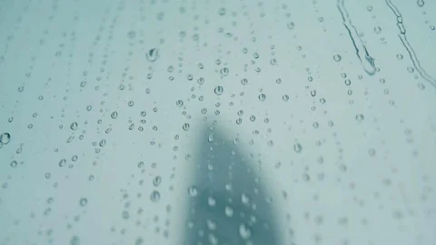 Raindrops on a skyscraper window Vidéo 153754849