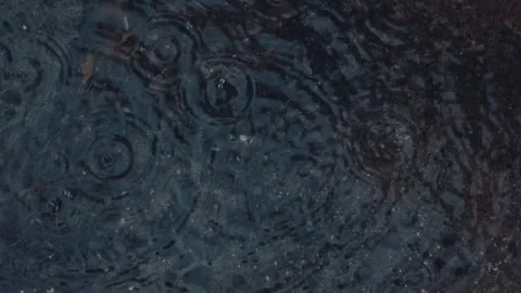Raindrops slow motion Video stock 252566117