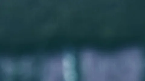 Raindrops on soft icy cold violet blue bokeh background 動画素材 87857009