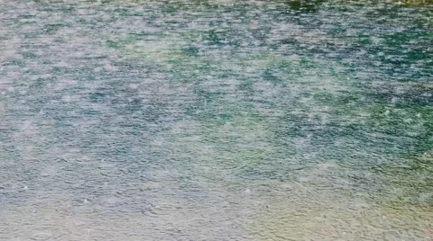 Raindrops splashes Stock Footage 44128471