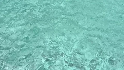 Raindrops on the surface of water in a swimming pool Stock Footage 341838120