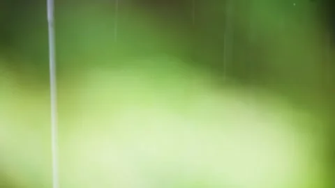 Raindrops Suspended in Time. Stock Footage 282386992