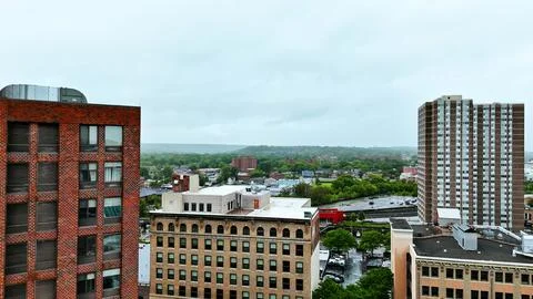 Raindrops - Syracuse, NY Stock-Fotos