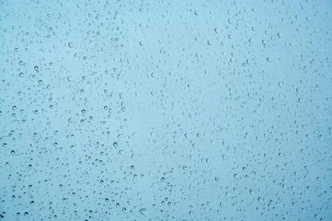 Raindrops texture. Stock Photos
