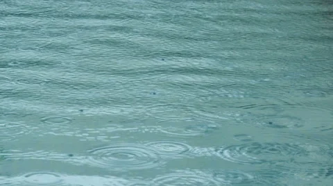 Raindrops with thunder Stock Footage 51756892