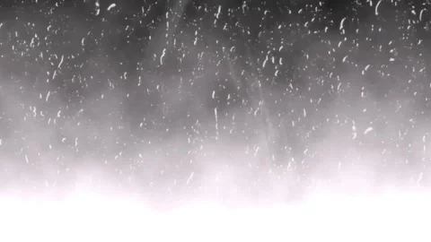 Raindrops trickling down transparent glass surface against moody blurred Stock Footage 343843323