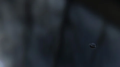 Raindrops on the Water Surface Stock Footage 104238777