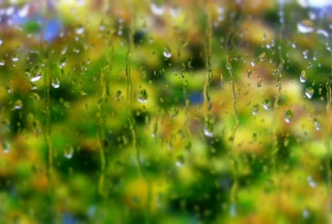 Raindrops on the window 1 NTSC HD PAL Video stock 299800
