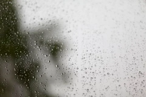 Raindrops on a window, for backgrounds Stock Photos