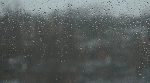 Raindrops on window Stock-Footage 10861159