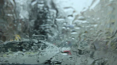 Raindrops on the window Video stock 45623818