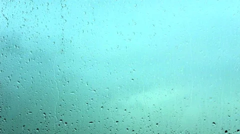 Raindrops on the window Stock Footage 48987818