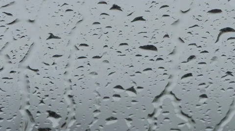 Raindrops on window Stock Footage 50891381