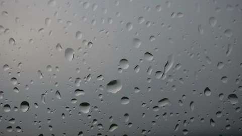 Raindrops on  window Stock Footage 95076459