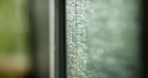 Raindrops on window. Stock Footage 132448446