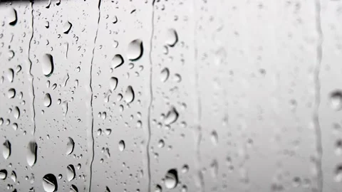 Raindrops on the window Stock Footage 142159845