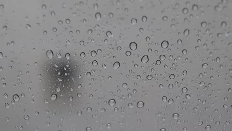 Raindrops on the Window Stock Footage 321901591