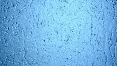 Raindrops on the window glass Stock Footage 92601302