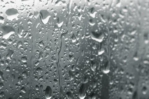 Raindrops on the window glass 库存照片