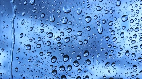 Raindrops on window - heavy Vídeos de archivo 49240471