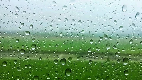 Raindrops on the Window of the House 스톡 동영상 308720068