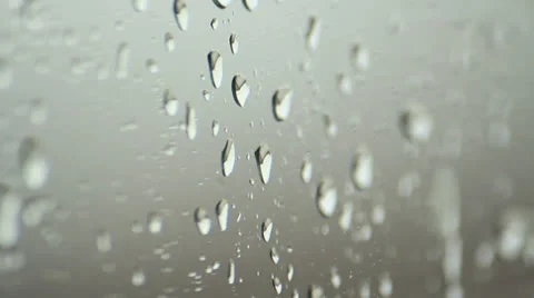 Raindrops on window from inside Stock Footage 24821849
