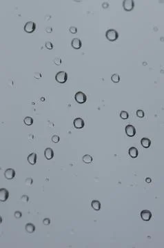 Raindrops window Stock Photos