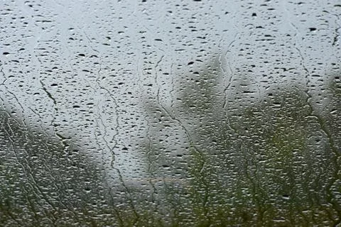 Raindrops on a window Stock Photos