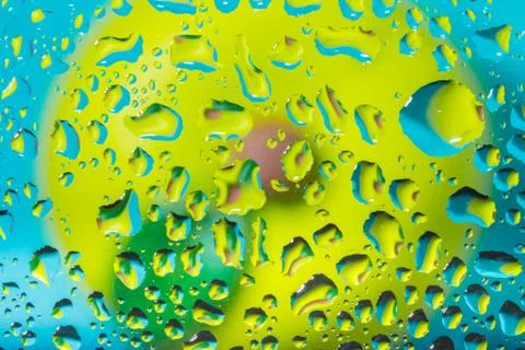 Raindrops on a window Stock Photos