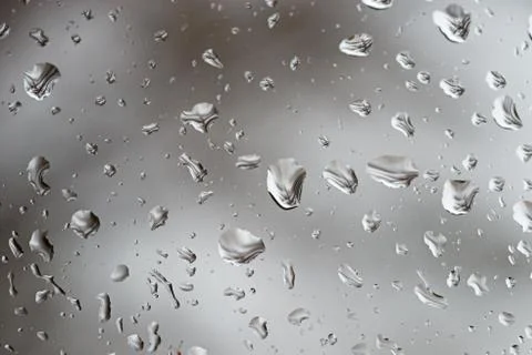 Raindrops On A Window Stock Photos