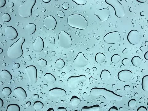 Raindrops on Window Stock Photos
