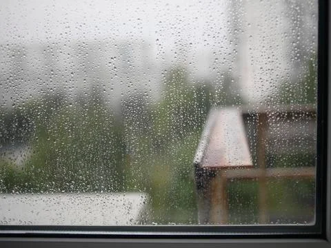 Raindrops on a window Photos
