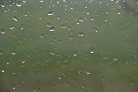 Raindrops on window Stock Photos