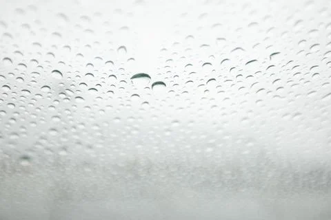 Raindrops On Window Stock Photos