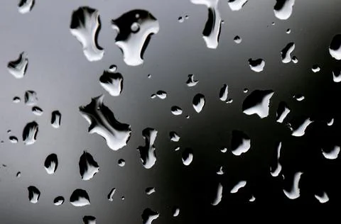 Raindrops on window Stock Photos