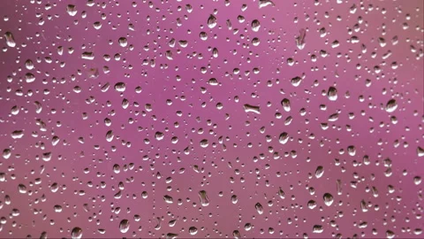Raindrops on Window with Pink Background 스톡 동영상 239952785